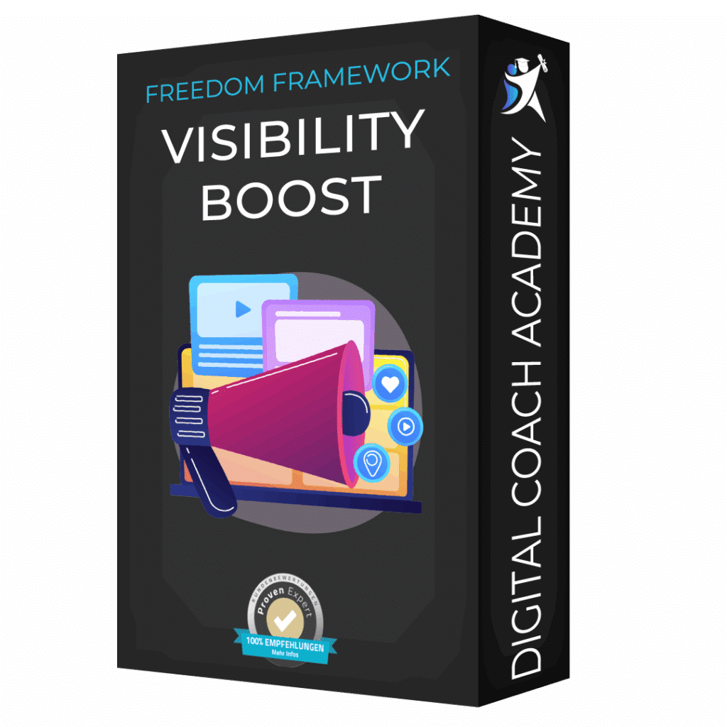visibility boost programm freedom framework doreenullrich