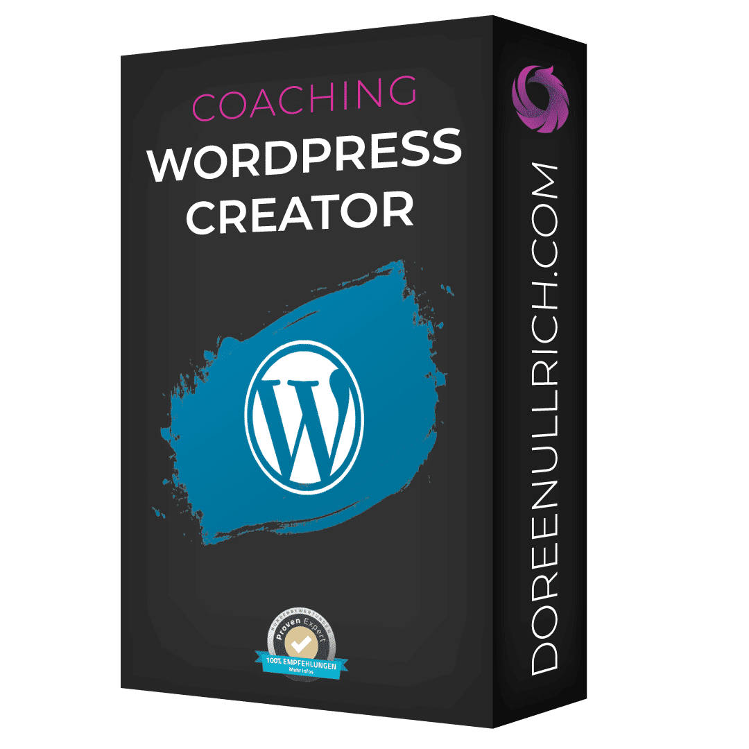 wordpress creator coaching live workshop doreenullrich
